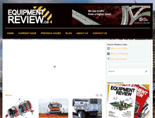 Tablet Screenshot of equipmentreview.ca